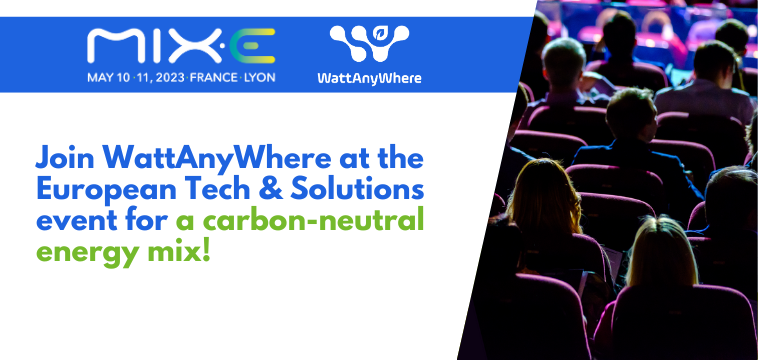 Read more about the article WattAnyWhere Invites You to MIX.E 2023: A Greener Future Awaits